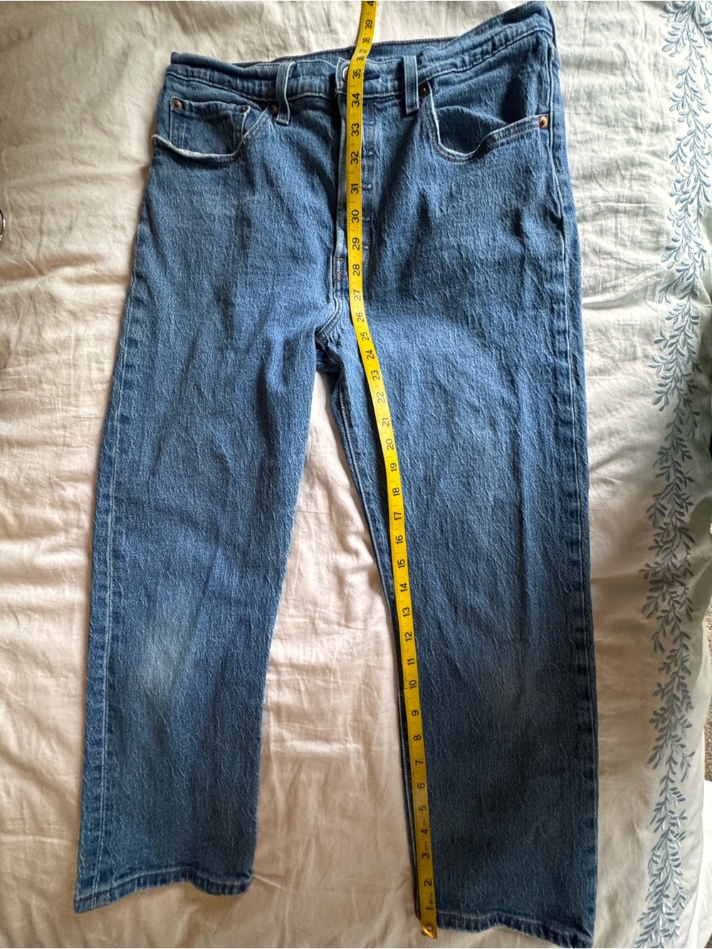 Levi’s 501 Original Crop Jeans – Jazz Pop - Picture 5 of 8